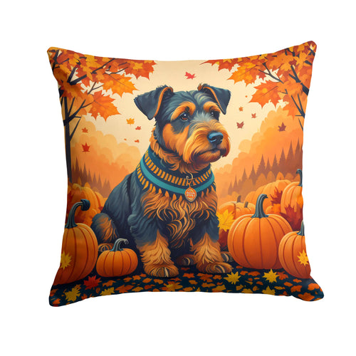 Airedale Terrier Fall Throw Pillow