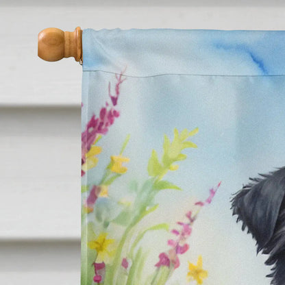 Affenpinscher Easter Egg Hunt House Flag