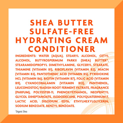 Cantu Hydrating Cream Conditioner with Shea Butter for Natural Hair, 13.5 fl oz (Packaging May Vary) 13.5 Fl Oz (Pack of 1)