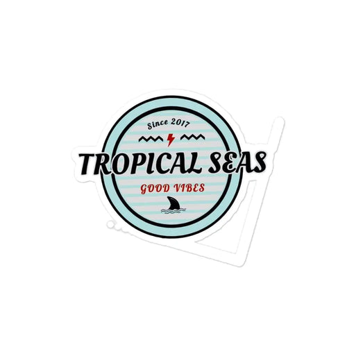 Retro Tropical Seas stickers