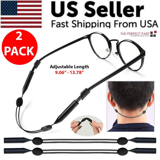 2x Glasses Strap Neck Cord Sports Eyeglasses Band Sunglasses Rope String Holder