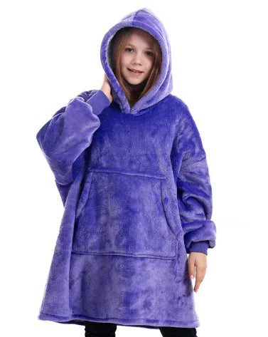 Women's Hooded Pullover Sweater Blanket