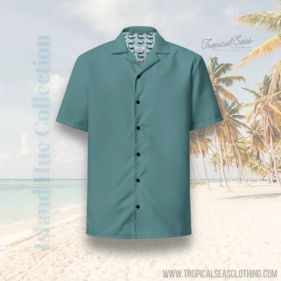 Ocean Green button shirt