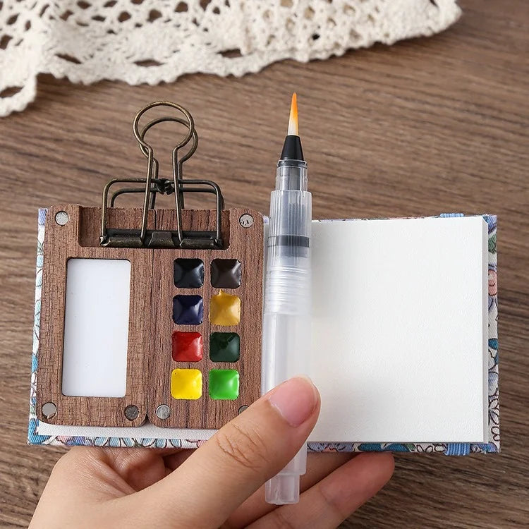 Mini Watercolor Painting Set