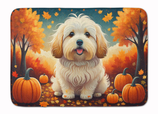 Coton De Tulear Fall Memory Foam Kitchen Mat