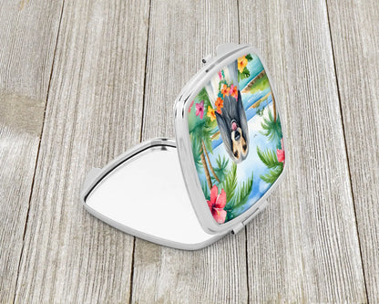 Afghan Hound Luau Compact Mirror