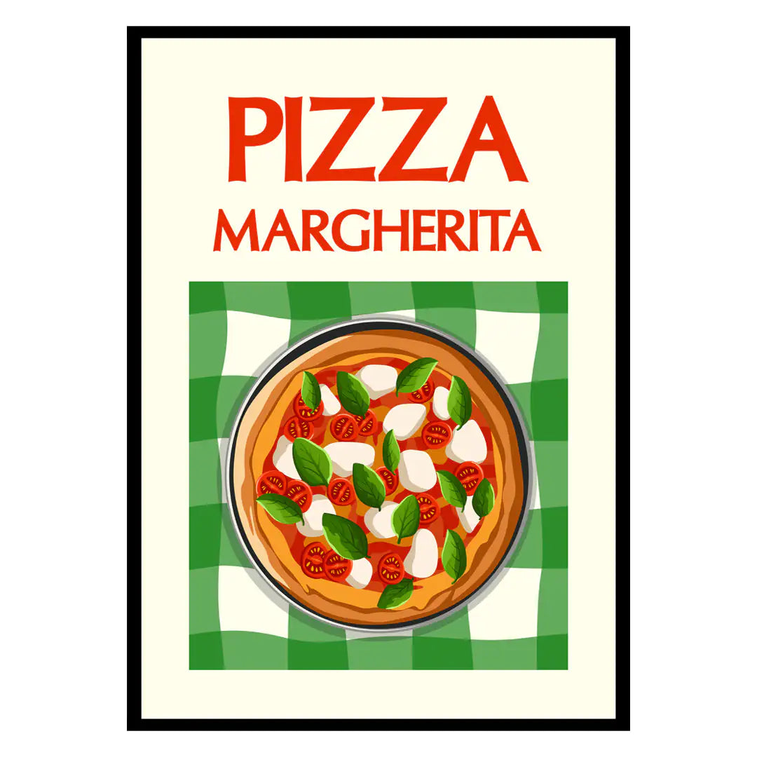 Margherita Pizza Poster