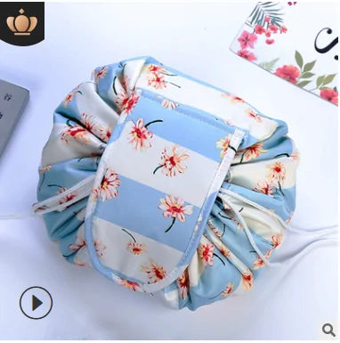 Cosmetic Bag Professional Drawstring Makeup Case