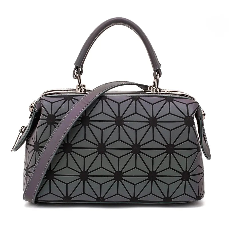 Luminous Geometric Handbag Set