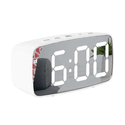 LED Mirror Alarm Clock